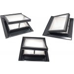Evromat Pozinkovaný střešní výlez do tašek poklop makrolon 60 x 60 cm – HobbyKompas.cz
