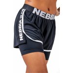 Nebbia Fast&Furious Double Layer šortky 527 černé L – Zboží Dáma