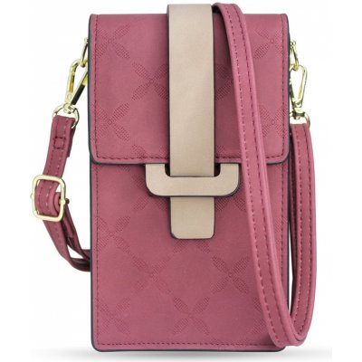 Tmavě růžová dámská kabelka na telefon přes rameno Fancy bag typ 1 – Zboží Mobilmania