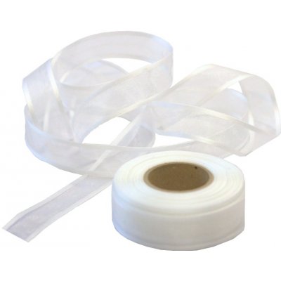 Monofilová stuha bílá, šíře 25 mm, délka 25 m – Zboží Dáma