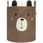 SIPO Koš XL Premium Medvídek uzavíratelný hnědý 63 L – Sleviste.cz