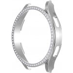 SES Luxusní ochranný kryt se sklem pro Samsung Galaxy Watch 7 FE - stříbrný 17464 – Zboží Živě
