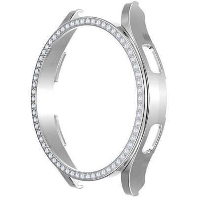 SES Luxusní ochranný kryt se sklem pro Samsung Galaxy Watch 7 FE - stříbrný 17464 – Zboží Živě