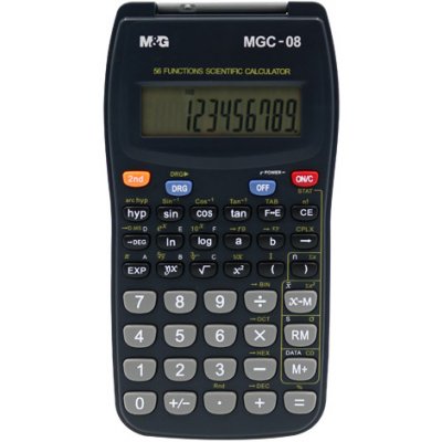 M&G vědecká MGC-08, 56 funkcí