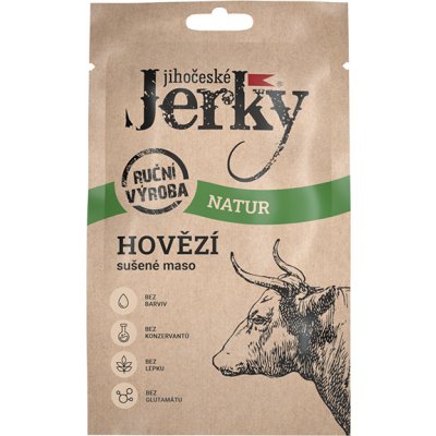 Jihočeské Jerky Hovězí natur 20 g – Hledejceny.cz