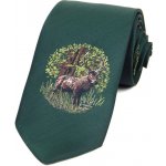 Hedva Český Brokát Myslivecká kravata Jelen zelená – Hledejceny.cz