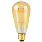 NEDIS LED žárovka E27/ ST64/ 4,9 W/ 220 V/ 470 lm/ 2100 K/ stmívatelná/ extra teplá bílá/ retro styl – Hledejceny.cz