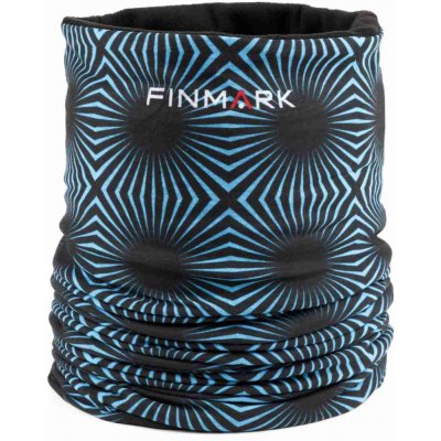 Finmark multifunkční šátek černá modrá bílá – Sleviste.cz