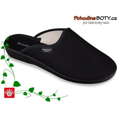 Mjartan pánské pohodlné domácí pantofle 608 S142 černé – Zboží Mobilmania