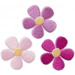 Nažehlovačka Růžové květy 2,6 x 2,6 cm Monoquick – Zboží Dáma