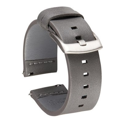 BStrap Fine Leather řemínek na Garmin Venu 2S, gray SGA012C0501 – Hledejceny.cz