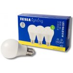 Tesla Lighting LED žárovka BULB E27, 8W, 230V, 806lm, 25 000h, 3000K teplá bílá, 220st 3ks – Zboží Živě