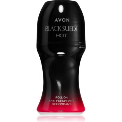 Avon Black Suede Hot roll-on 50 ml – Zboží Mobilmania