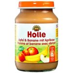 HOLLE BIO Jablko a banán s meruňkami ovocná 190 g – Zbozi.Blesk.cz
