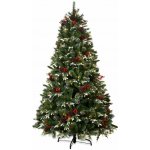 Nolari Snowy Pine LED umělý vánoční stromeček zelená – Hledejceny.cz