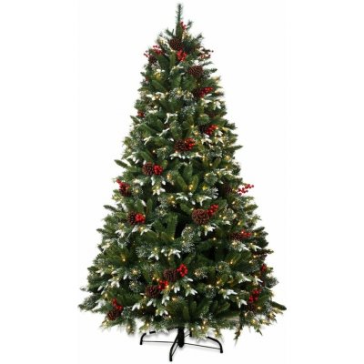 Nolari Snowy Pine LED umělý vánoční stromeček zelená – Hledejceny.cz