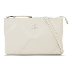 Calvin Klein kabelka Re-Lock Quilt crossbody K60K611042 Dk Ecru PC4