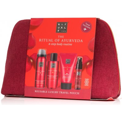 Rituals The Ritual Of Ayurveda sprchová pěna 50 ml + tělový krém 70 ml + tělový olej 30 ml + sprej na vlasy a tělo 20 ml dárková sada – Hledejceny.cz