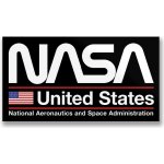 HYBRIS PRODUCTION AB samolepka NASA United States 12 cm – Hledejceny.cz
