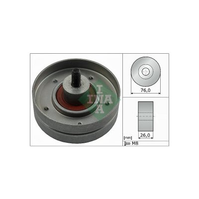 Vratná/vodicí kladka, klínový žebrový řemen INA 532 0252 30 – Zboží Mobilmania