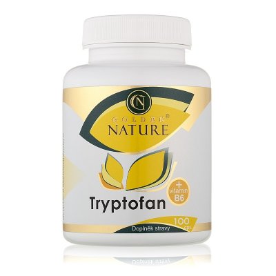 Golden Nature Tryptofan + B6 100 kapslí – Zboží Mobilmania