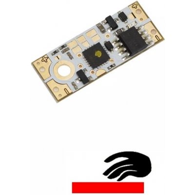 T-LED, Dotykový mikro stmívač pro LED pásky do profilu – Zboží Mobilmania