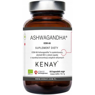 Kenay Ashwagandha KSM-66 60 kapslí – Hledejceny.cz
