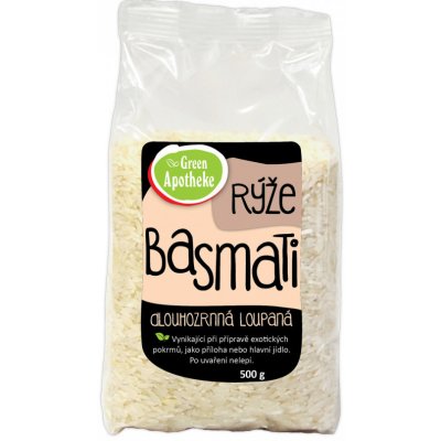 Green Apotheke Rýže basmati loupaná bílá 0,5 kg – Zboží Mobilmania
