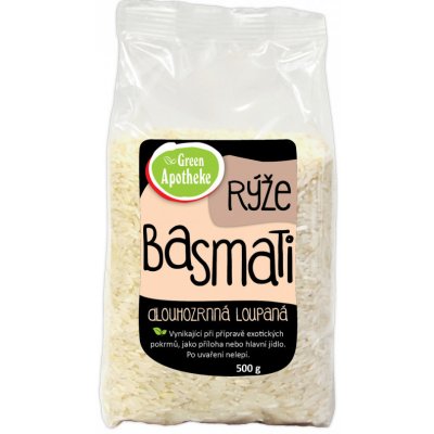 Green Apotheke Rýže basmati loupaná bílá 0,5 kg – Zboží Dáma