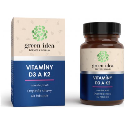 Green Idea Vitaminy D3 a K2 60 tablet