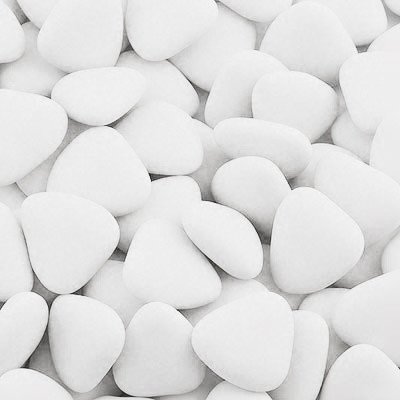 Čokoládová srdíčka bílá 1 kg – Zboží Dáma