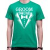 Pánské tričko s potiskem Triko GROOM SQUAD zelená