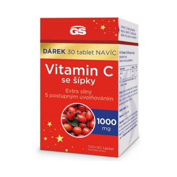 GS Vitamin C1000 se šípky 00+30 tablet 2023