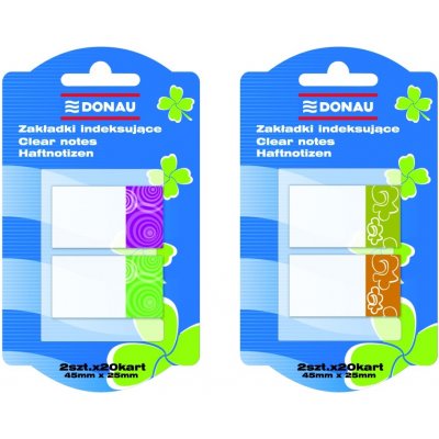 DONAU Záložky s motivem, PP, 25 x 45 mm, mix barev [40 ks] – Hledejceny.cz