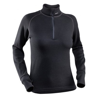 Devold Expedition Zip Neck Women Black – Zboží Dáma