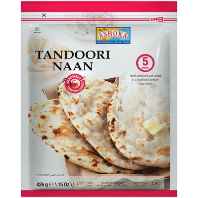 Ashoka Chlébová placka Naan Tandoori 426 g – Zboží Mobilmania