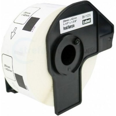 CDRmarket TBBRDK11215 pro Kompatibilní role etiket pro Brother DK-11215 29 mm x 42 mm 700 etiket bílé – Sleviste.cz