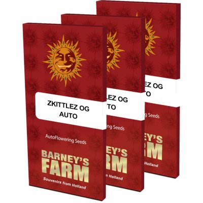 Barney's Farm Zkittlez OG AUTO semena neobsahují THC 5 ks – Zbozi.Blesk.cz