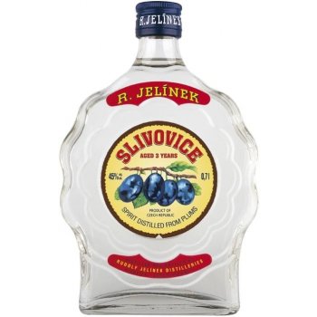 R. Jelínek Slivovice 3y 45% 0,5 l (holá láhev)