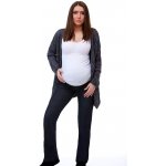 Těhotenské kalhoty Elegancess 1S1002 šedá