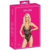 Dámské erotické body Kissable - lace bodysuit with bow black