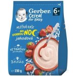 Gerber Cereal for Baby Mléčná kaše na dobrou noc jahodová 230 g – Zboží Dáma