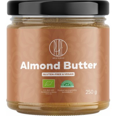 BrainMax Pure Almond Butter Mandlový krém BIO 250 g