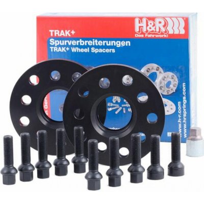 H&R rozšiřovací podložky šířka 2 × 15mm - Mini Cooper F56, černé, včetně šroubů | Zboží Auto