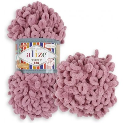 Alize Puffy Fine 295 starorůžová – Sleviste.cz