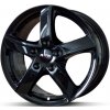 Alu kolo, lité kolo Platin P84 7x17 4x100 ET44 black