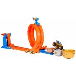 Hot Wheels monster trucks dráha se smyčkou a bigfootem JBX64 – Zboží Dáma