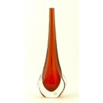 Skleněná váza Gocce Rosso 35 cm – Hledejceny.cz