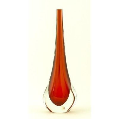 Skleněná váza Gocce Rosso 35 cm – Hledejceny.cz