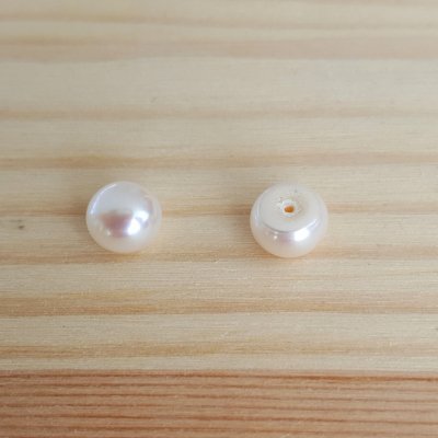 Perla sladkovodní přírodní bílá 7,5-8mm polovrtaná 2 kusy PP 114-2 – Hledejceny.cz